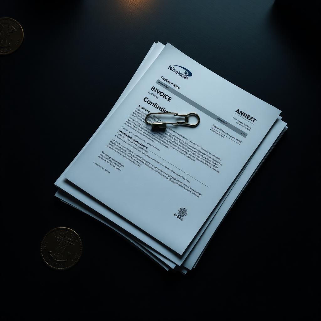 Order confirmation, proforma invoice and transaction annex