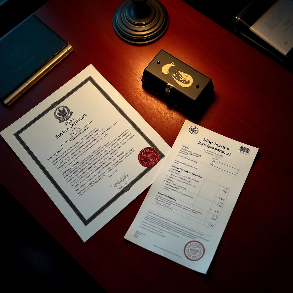 Completed EUC, signed annex and payment confirmation package